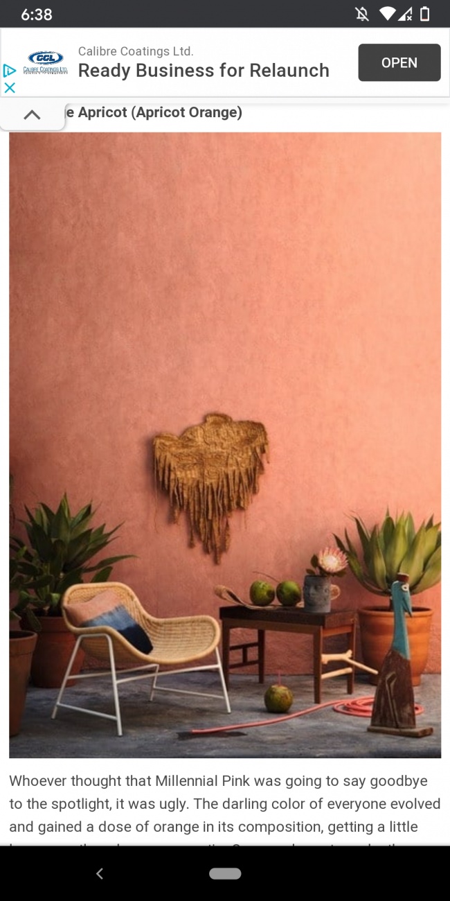Accent wall colour