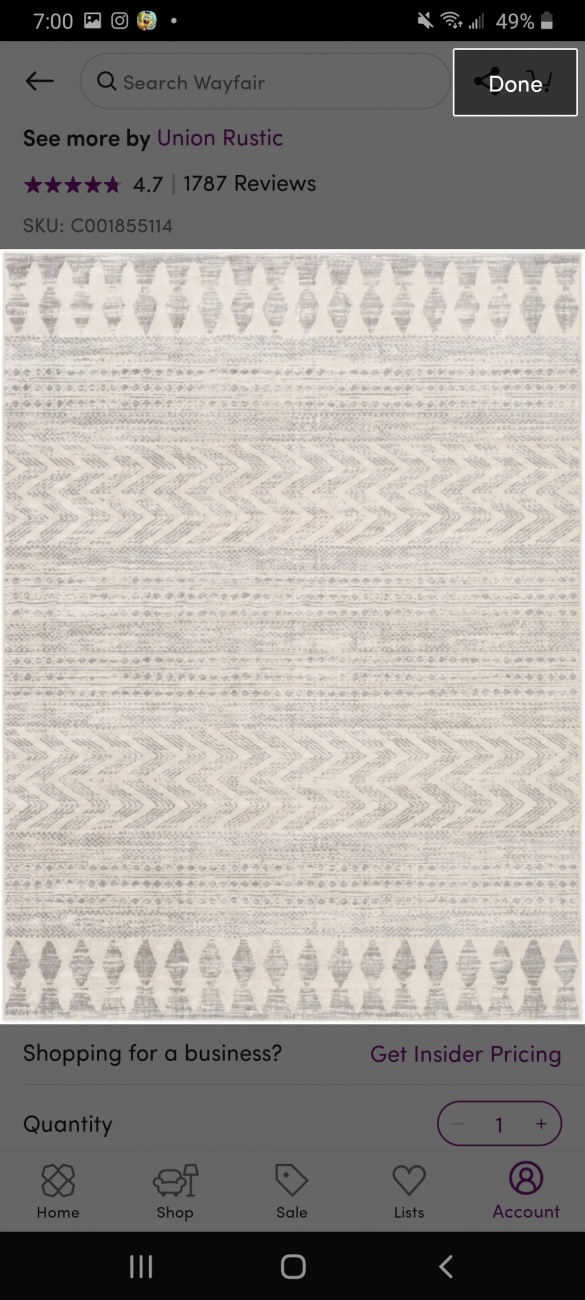 Area rug