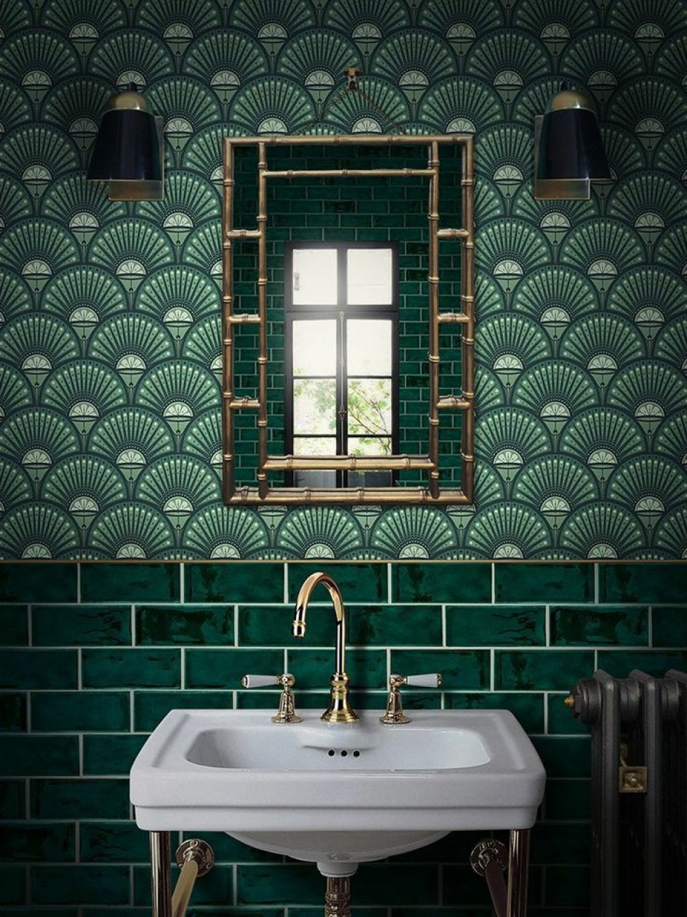 Art deco green