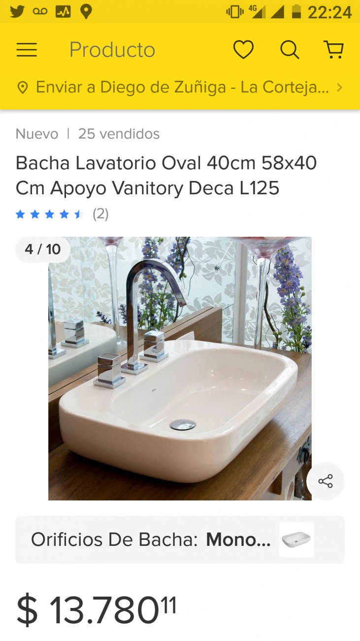 Bacha Oval L125