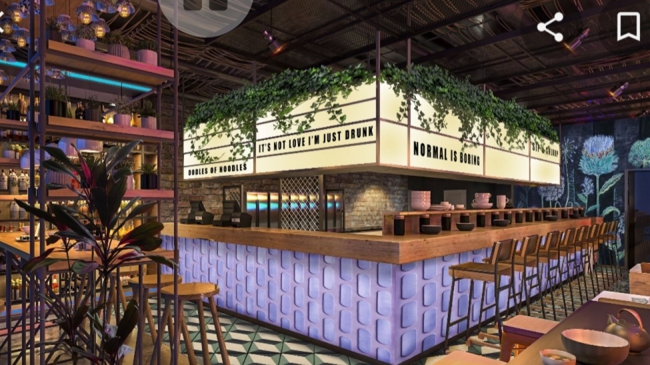 Bar front colour 