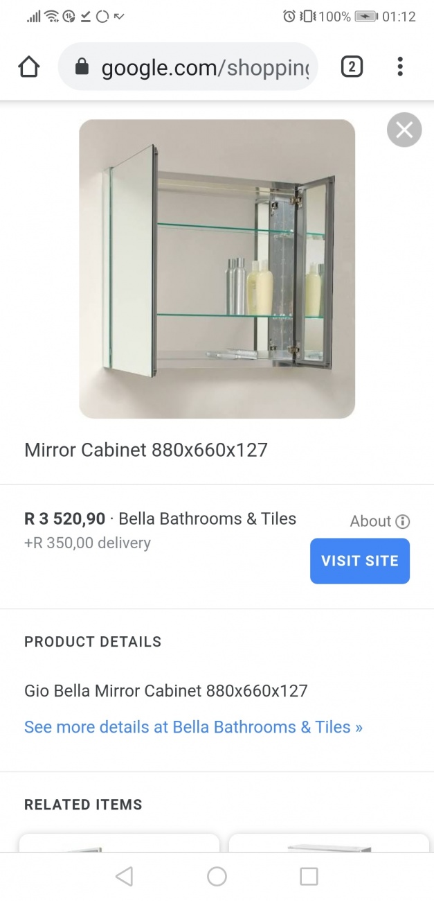 Bathroom mirror 