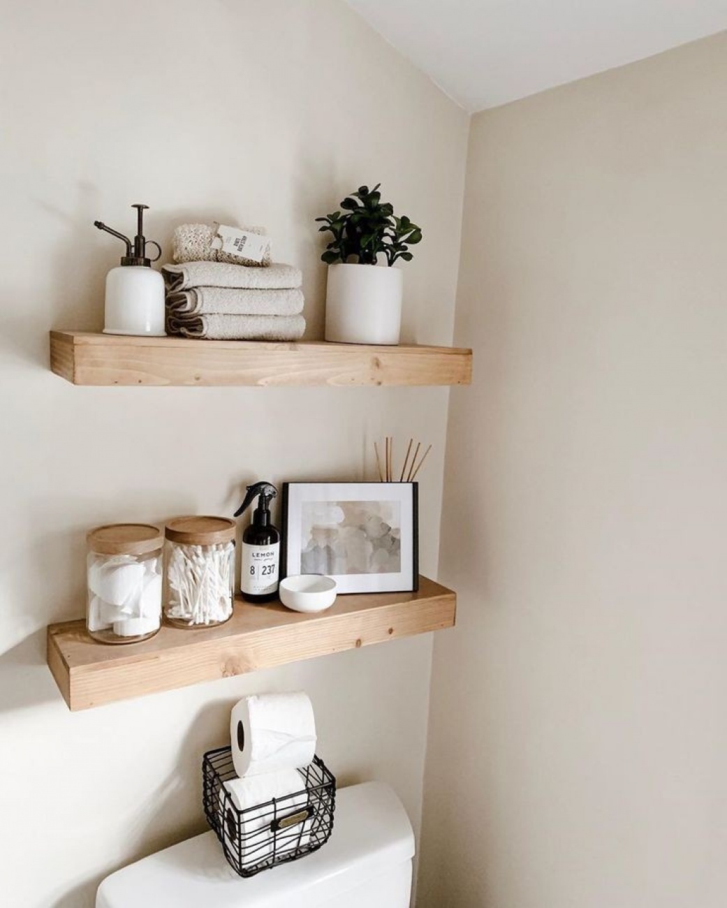 Bathroom Storage/Display (Above toilet)