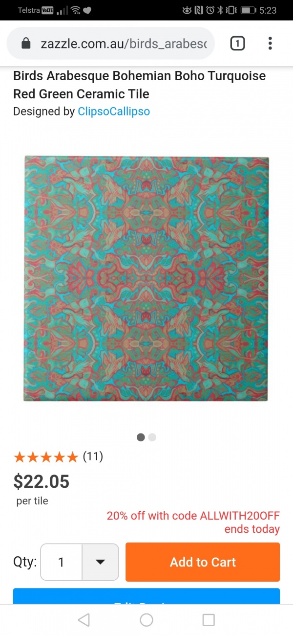 Bathroom tile
