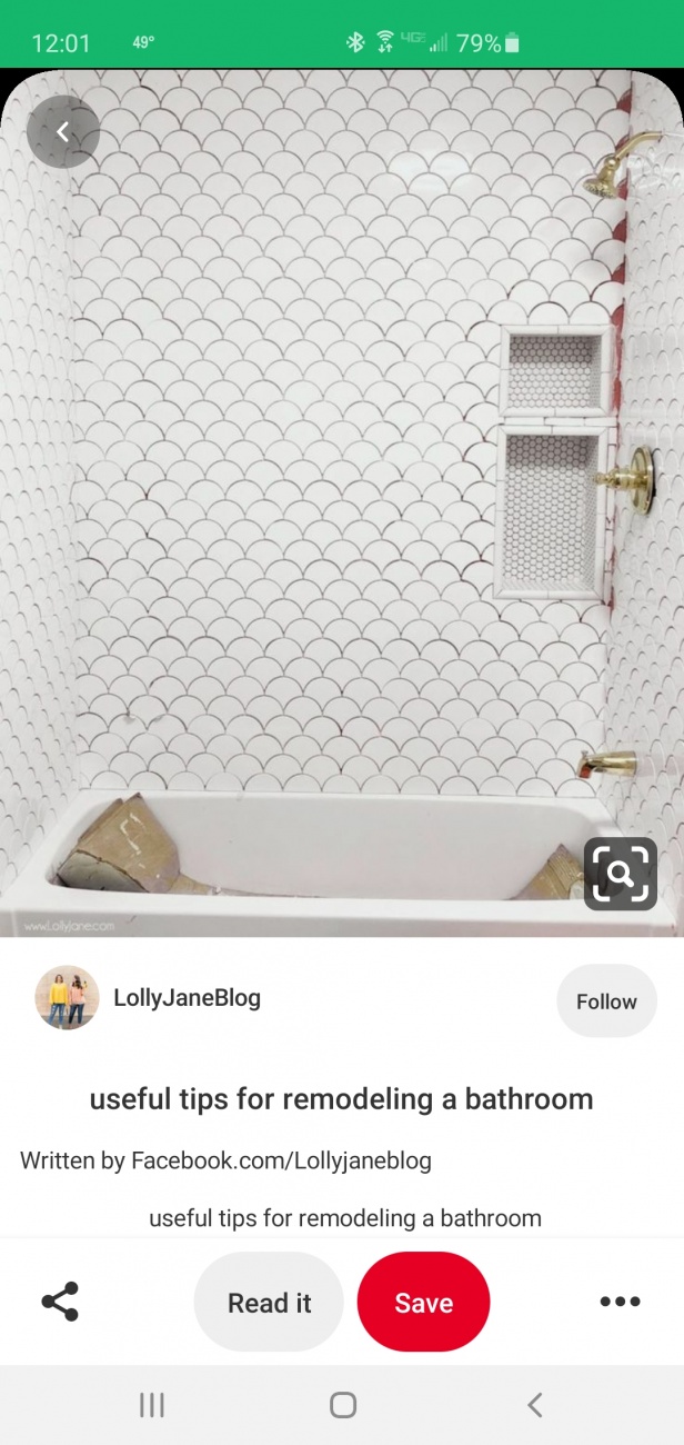 Bath tile