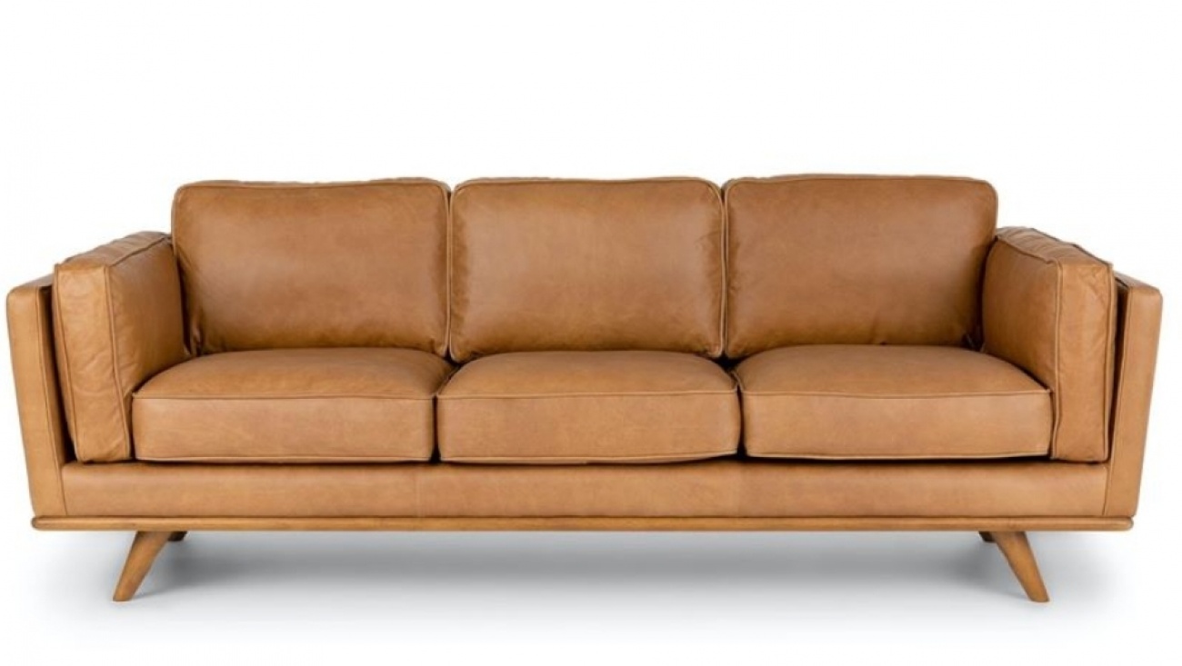 Beautiful antique leather couch