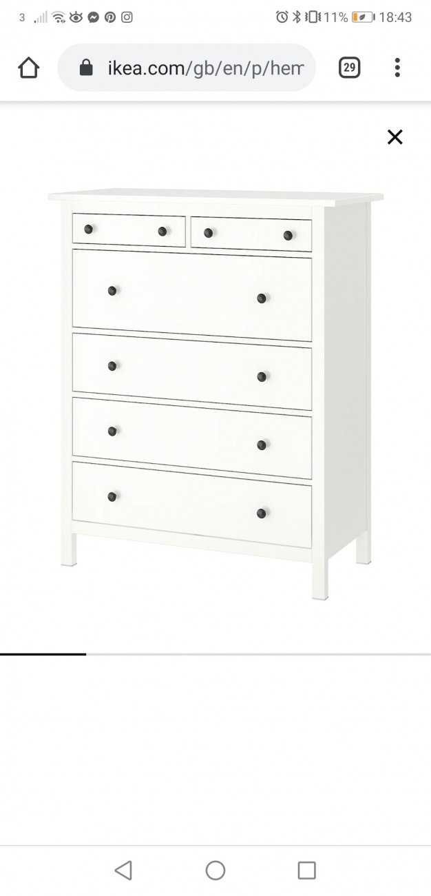 Bedroom drawers 