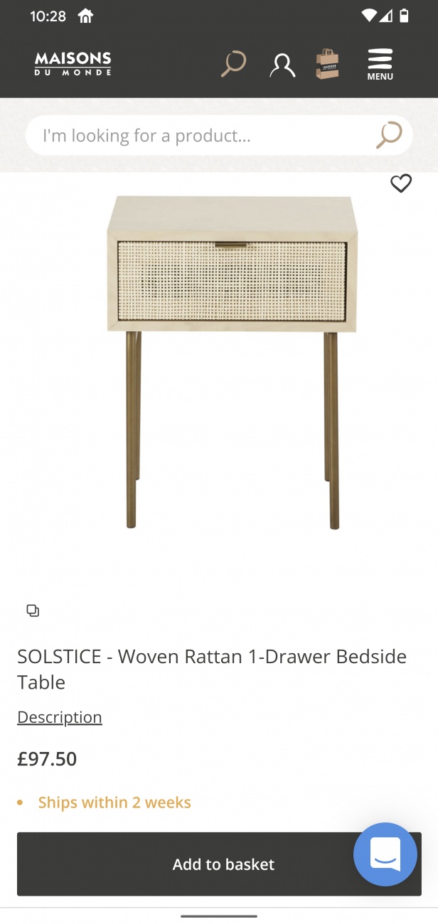 Bedside table 