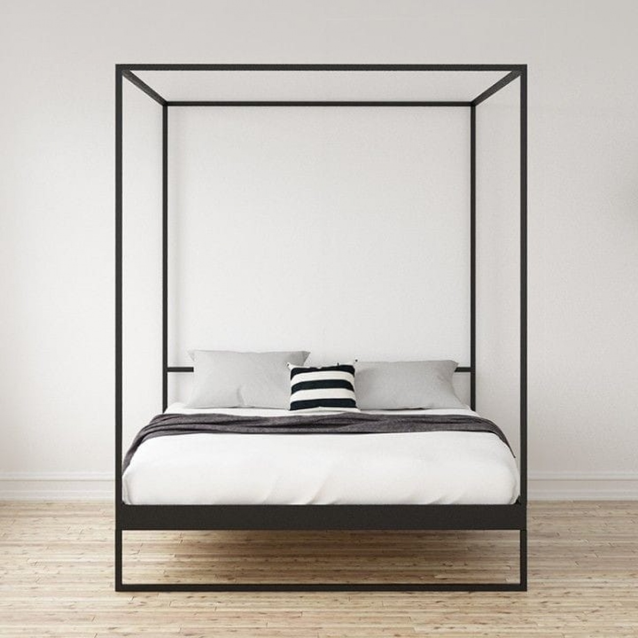 Bed zwart
