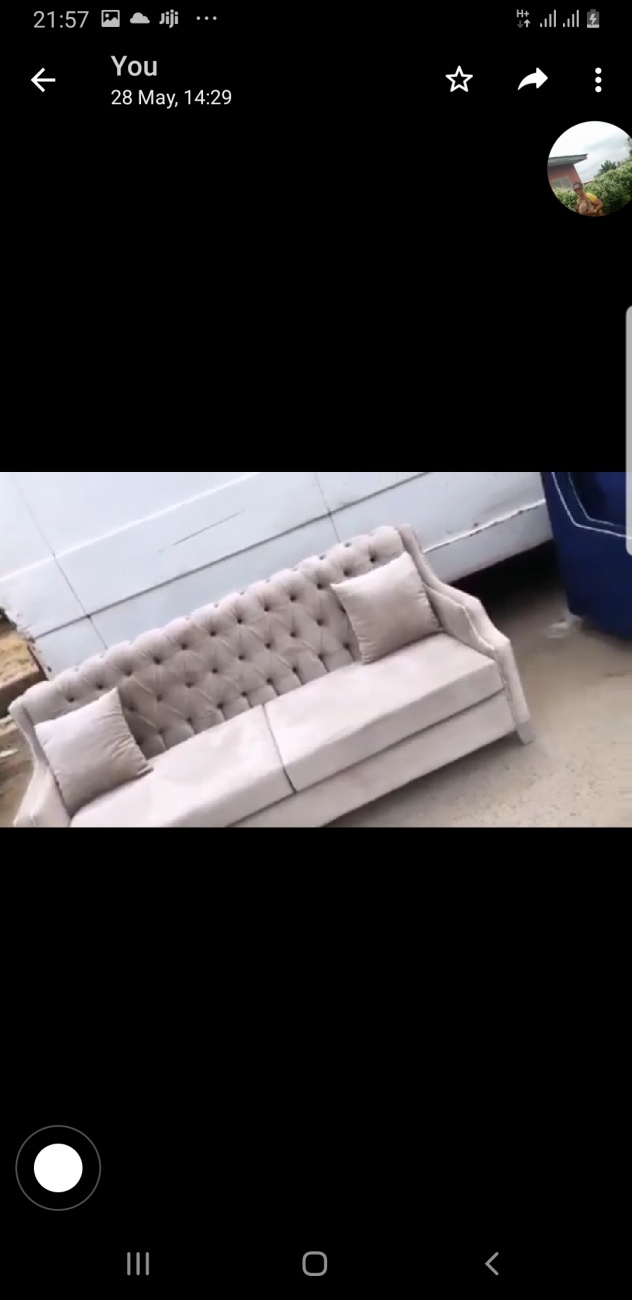 Beige Sofa 