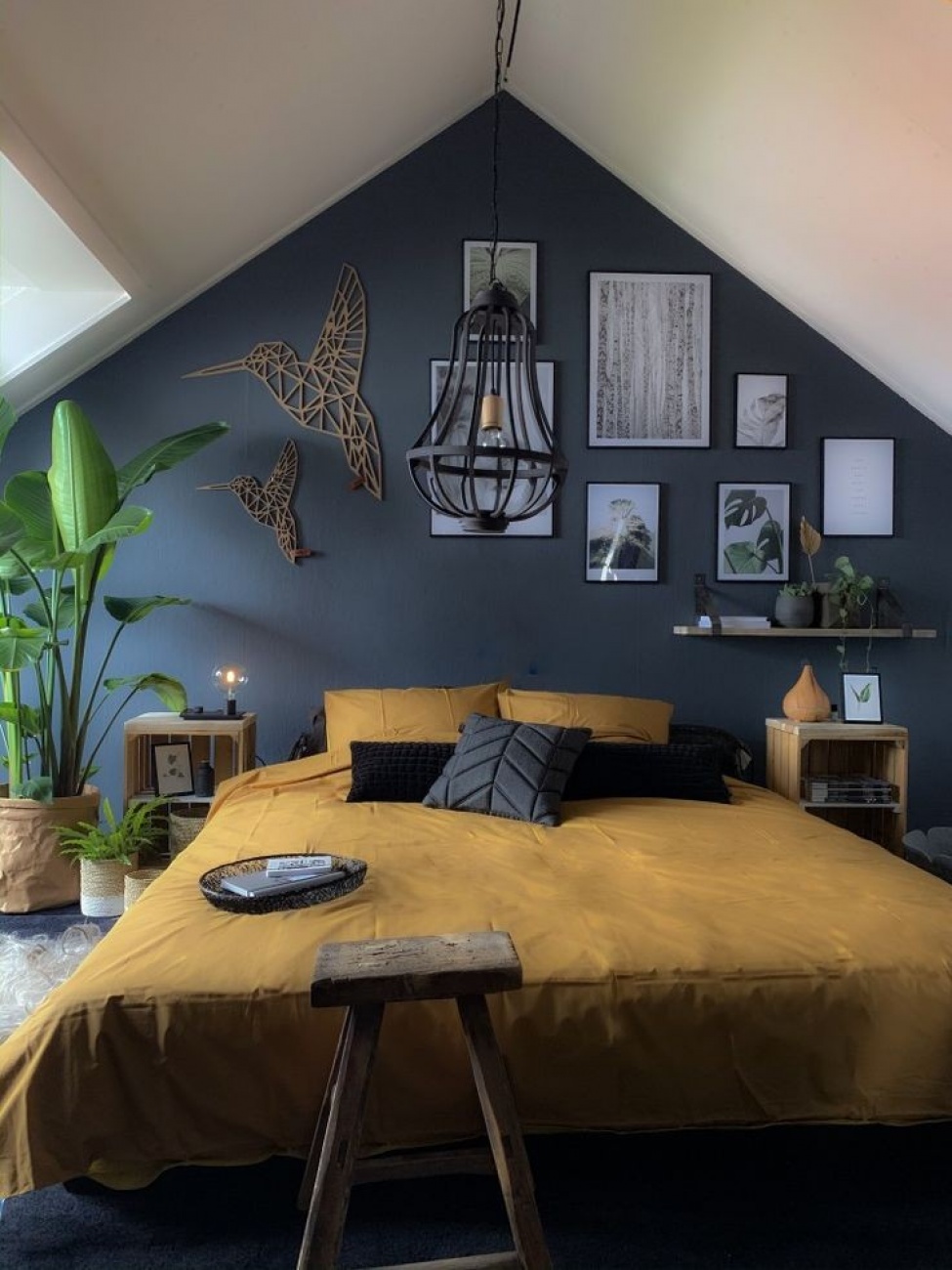 Blauwe muur