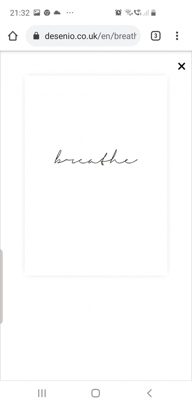 Breathe print 