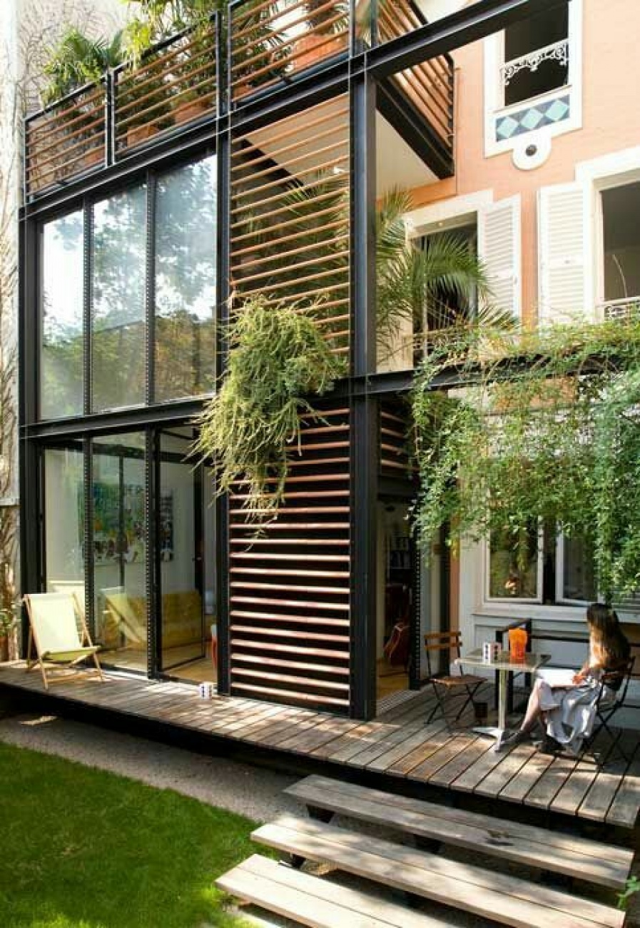 Casa em estilo industrial 