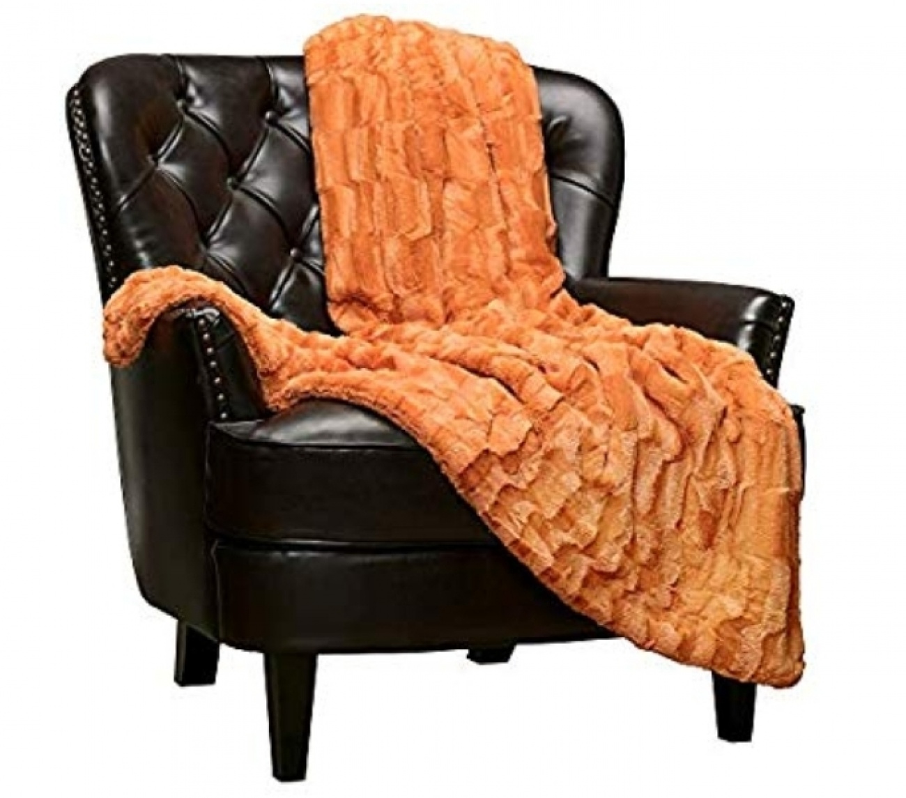 Chanasya Fuzzy Faux Fur Throw