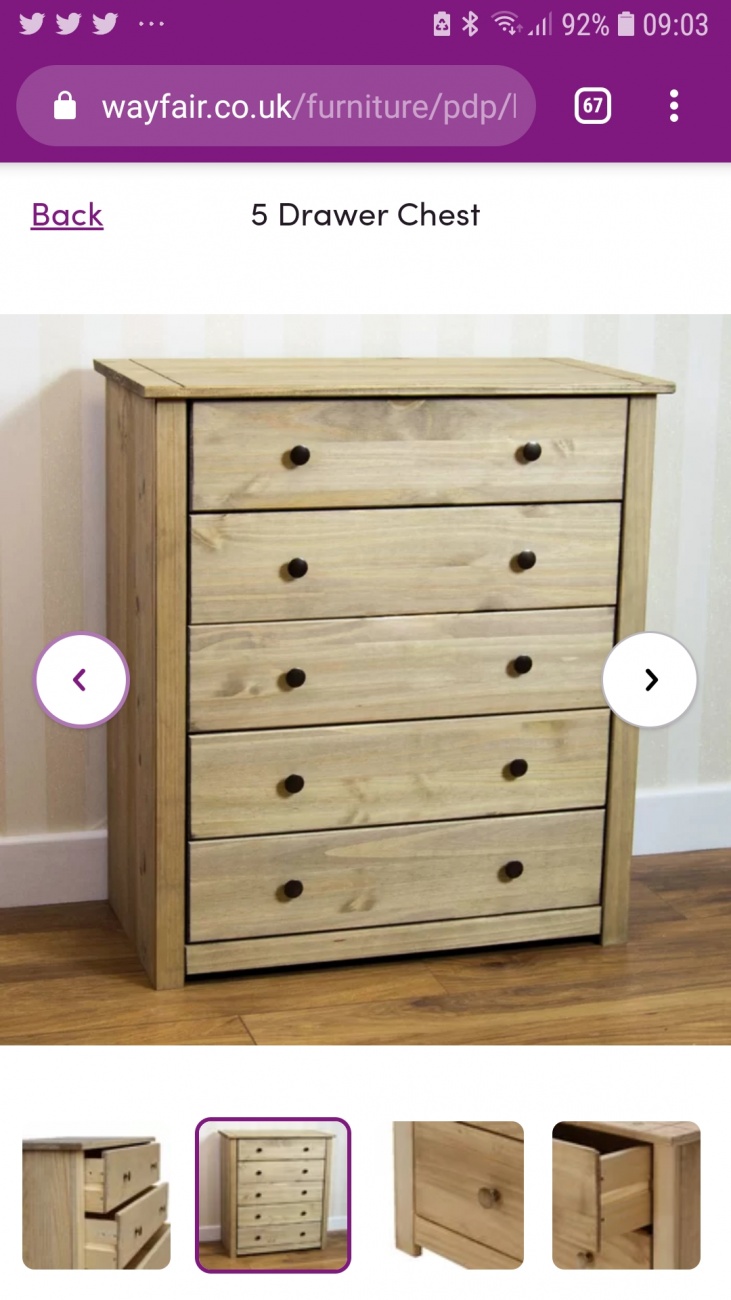 chest of drawers 