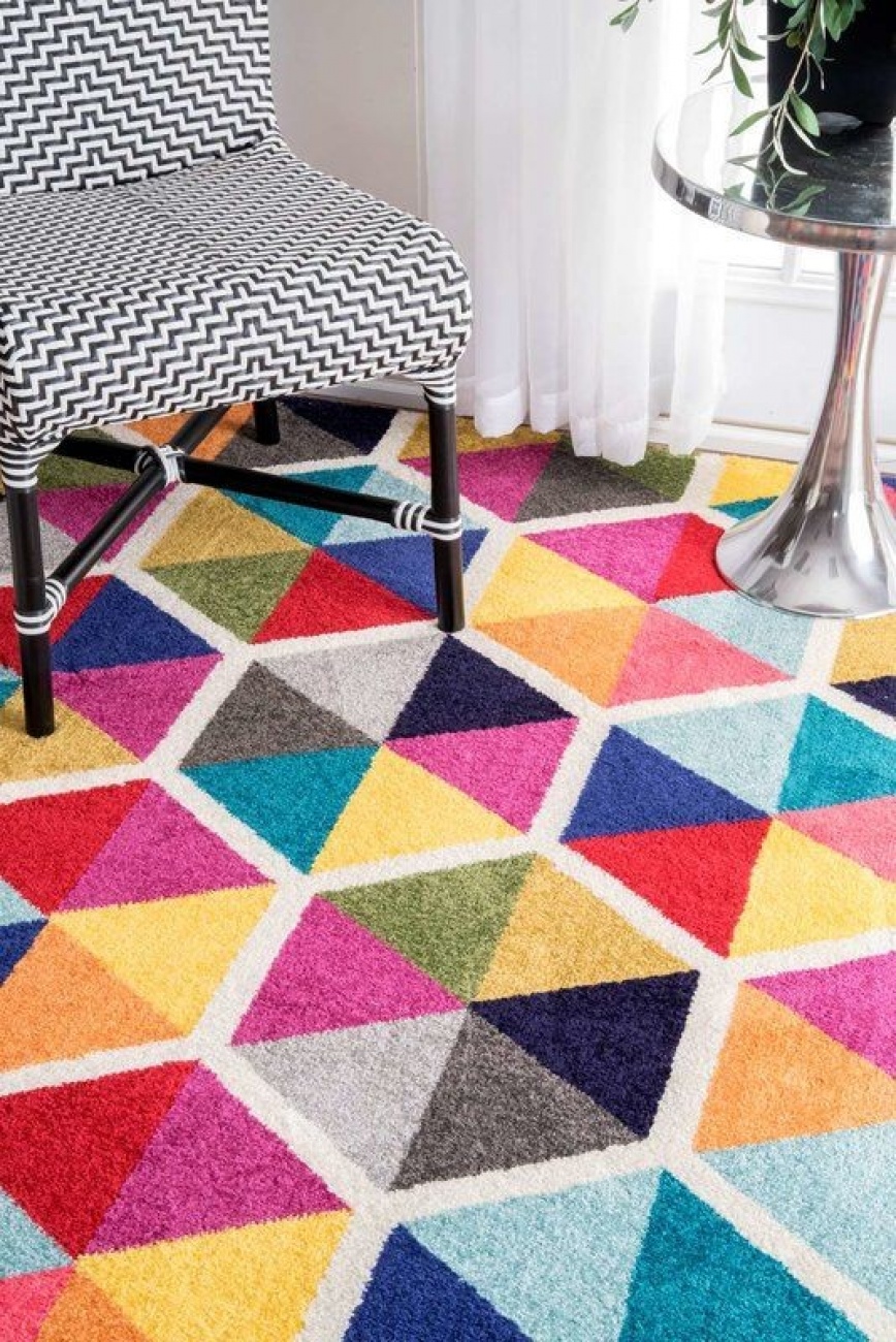 Colourful rug