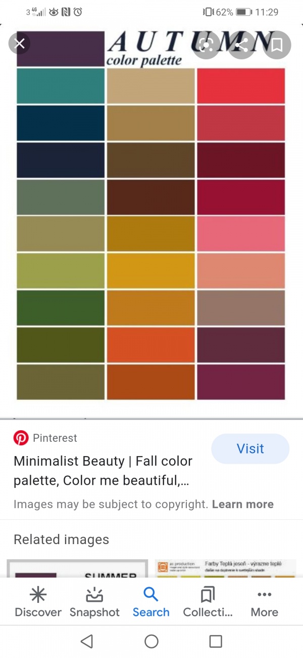 Colour pallets 
