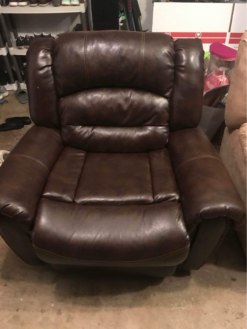 Comfy leather chair