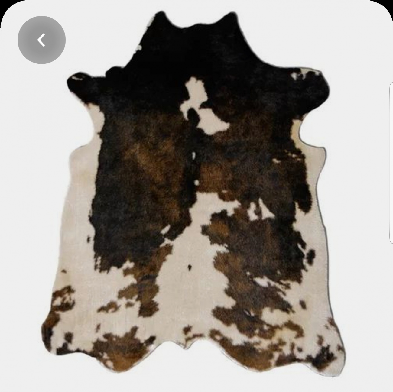 Cowhide rug