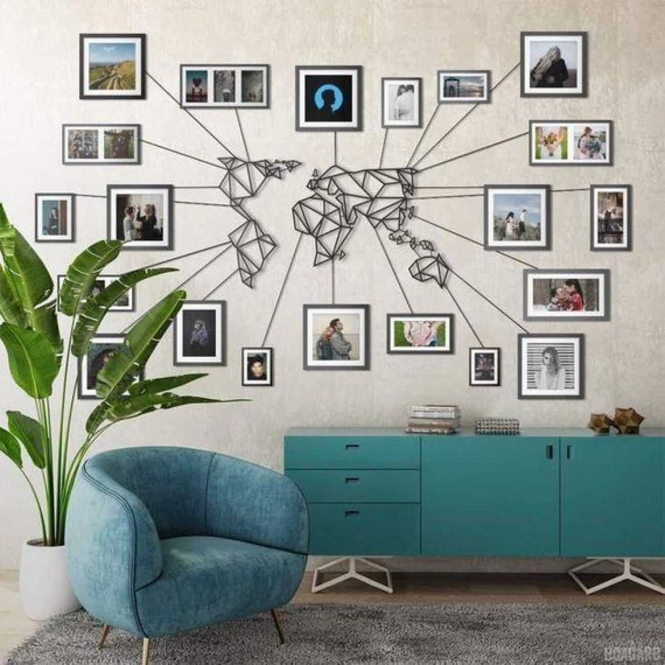 Create black string world map and att...