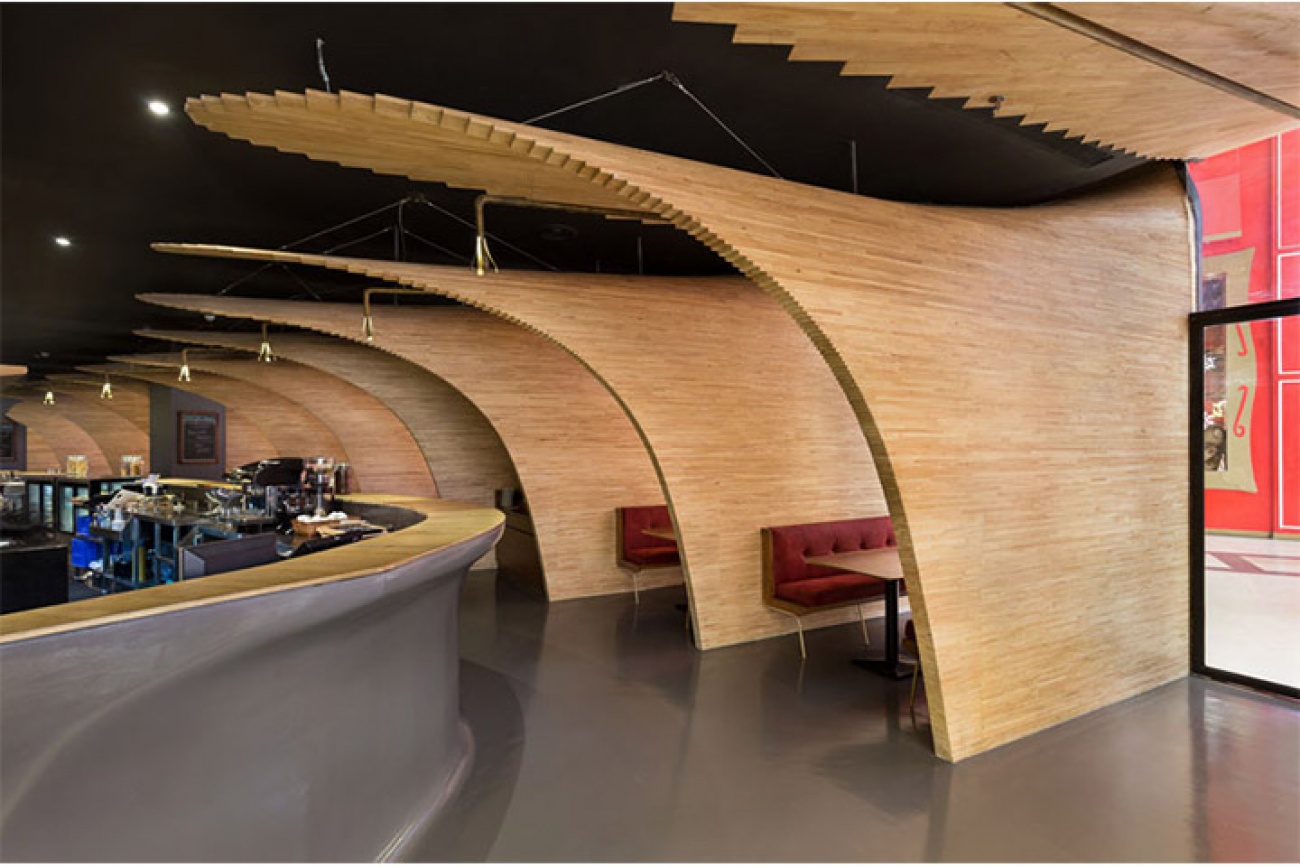 curved interior