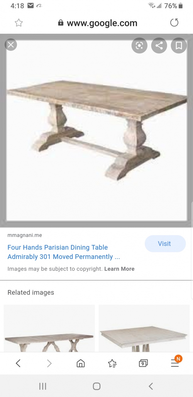 Dining table