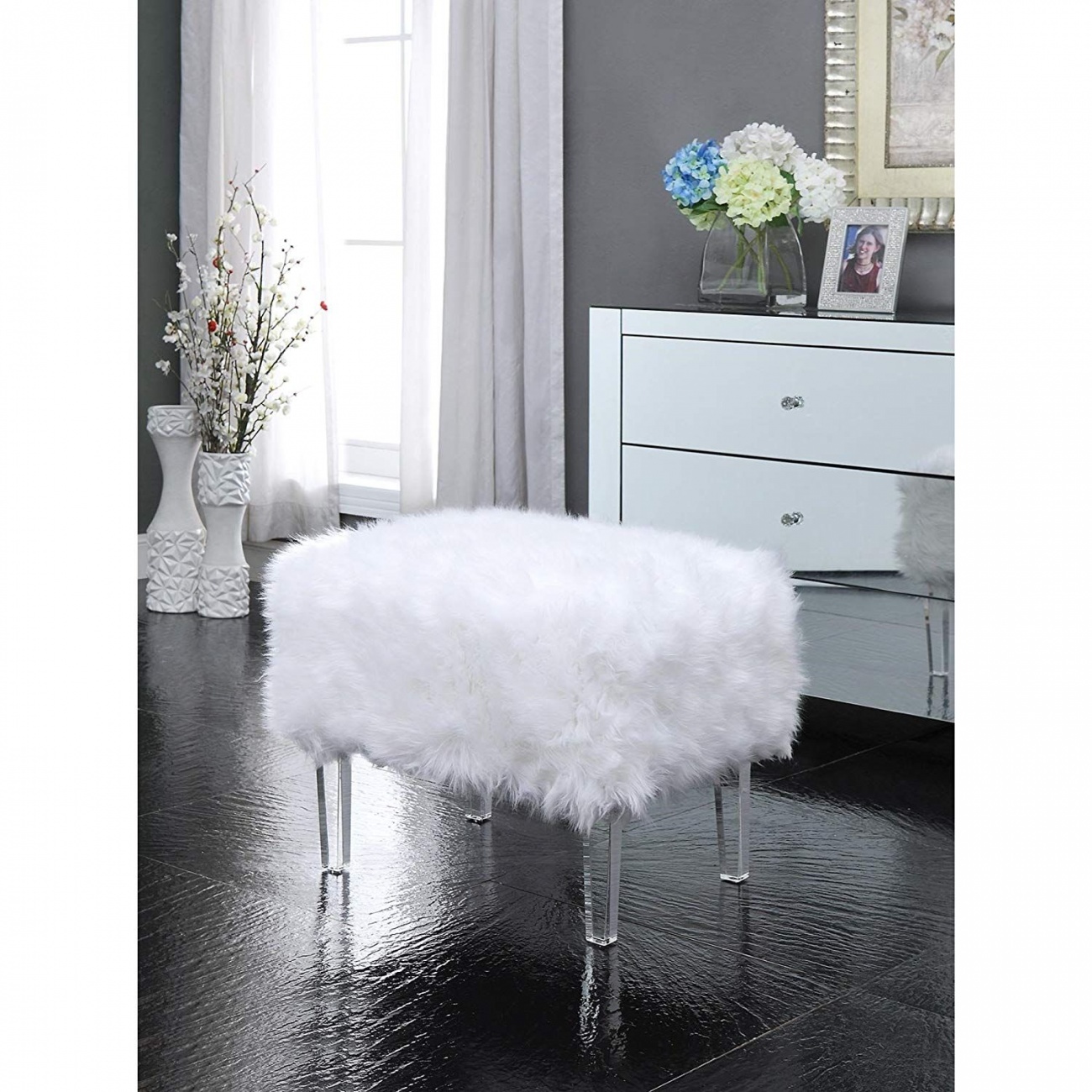 Dressing table seat