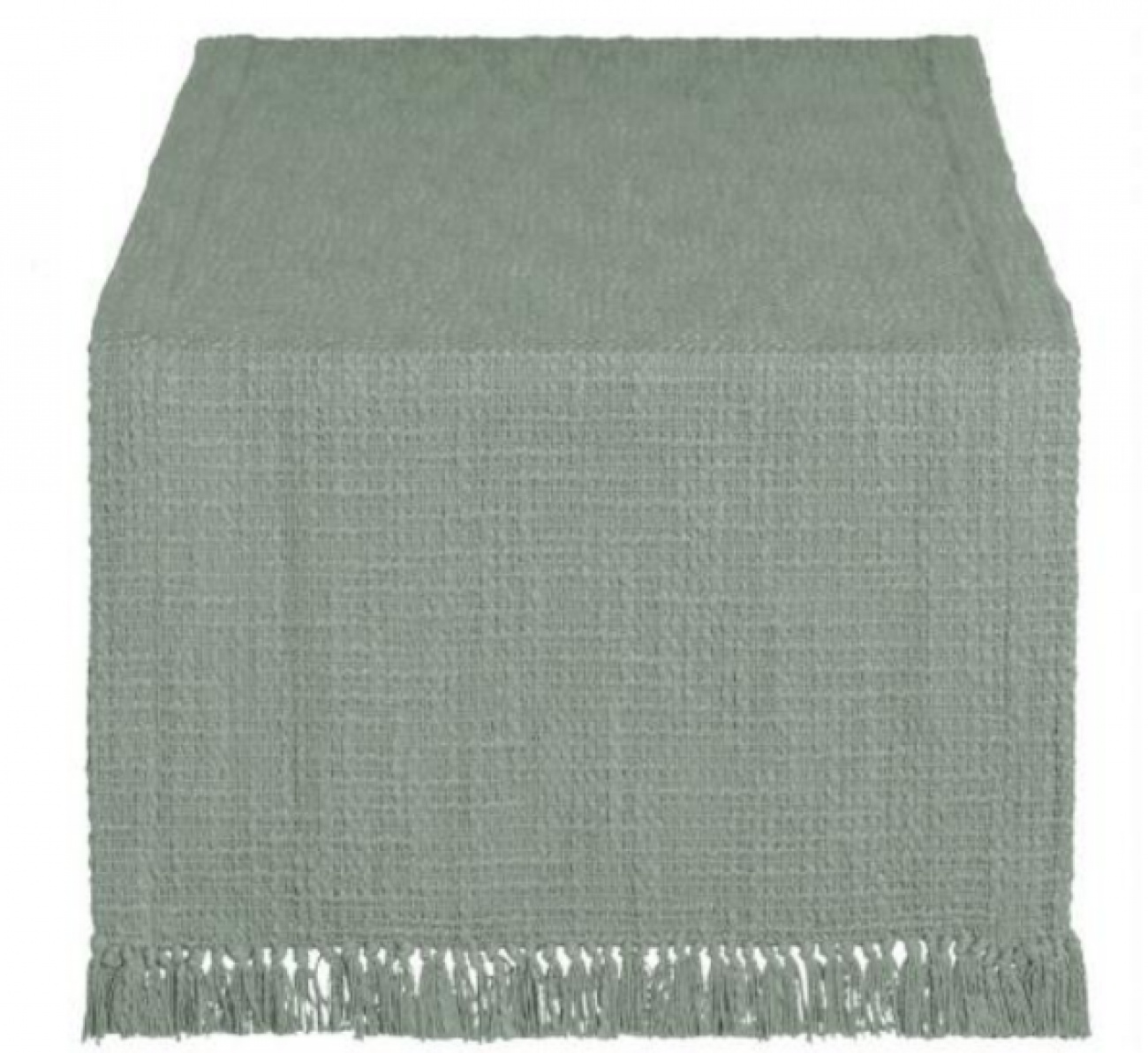 Dusty sage green table runner