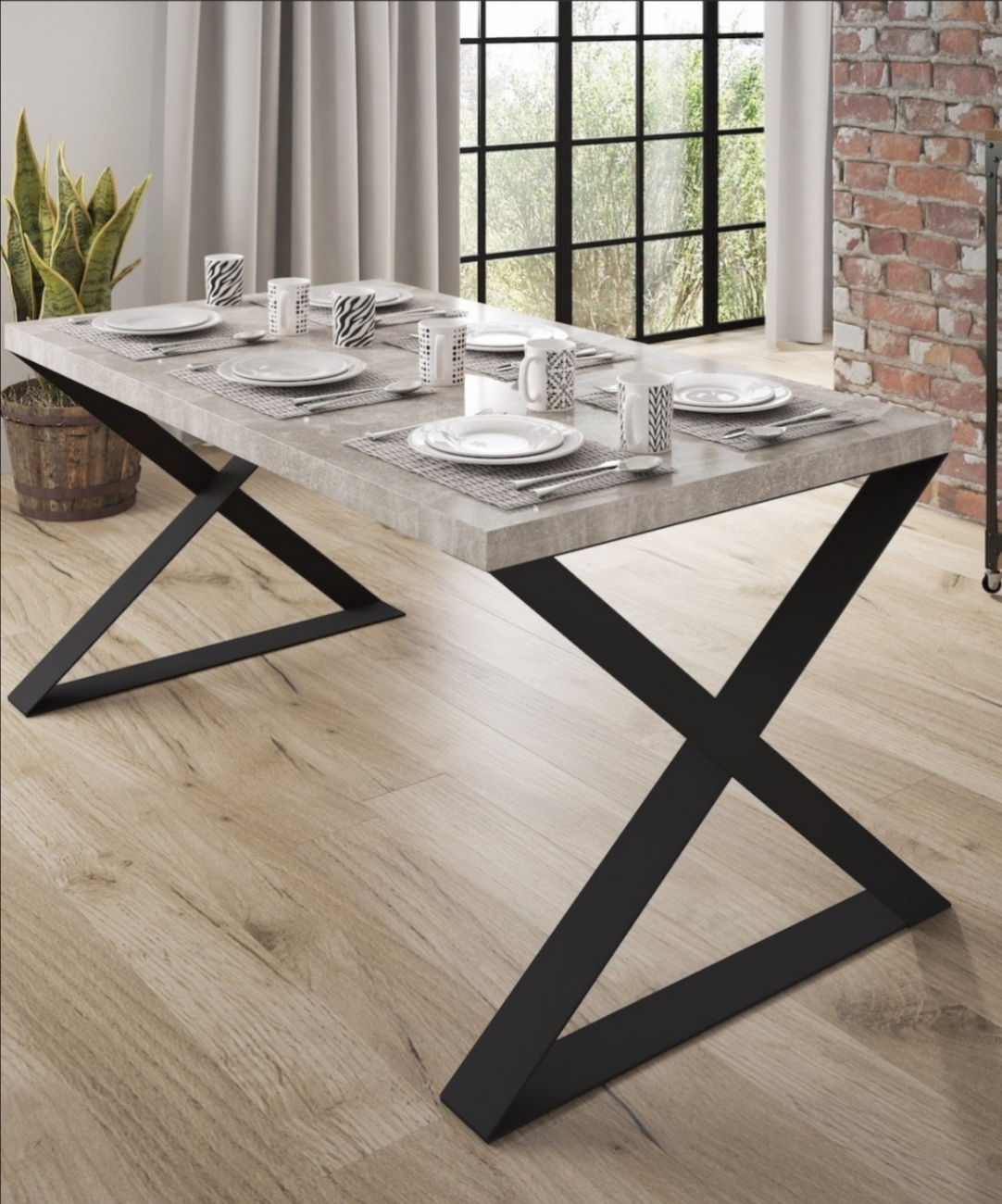 Eettafel industrieel