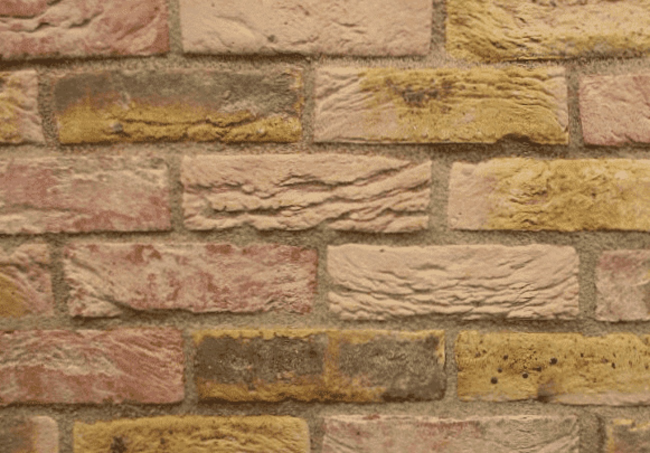 Exposed brick wall