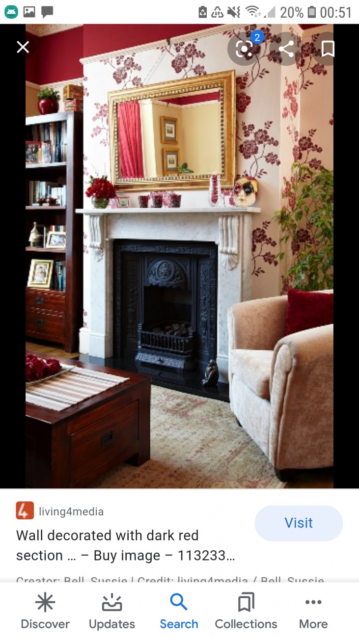 Feature wall fireplace