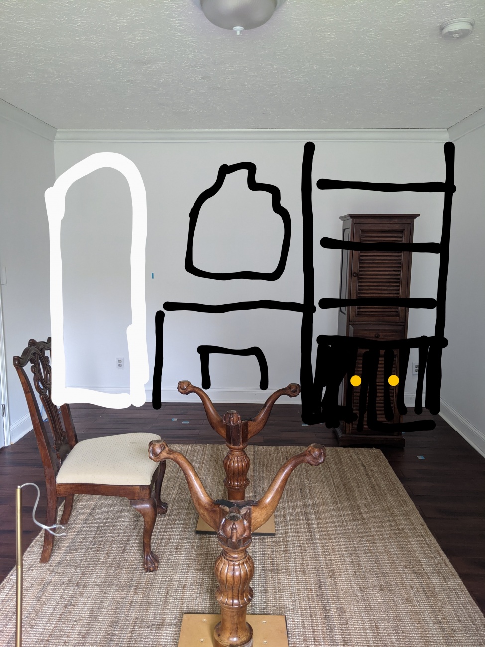 Fireplace wall