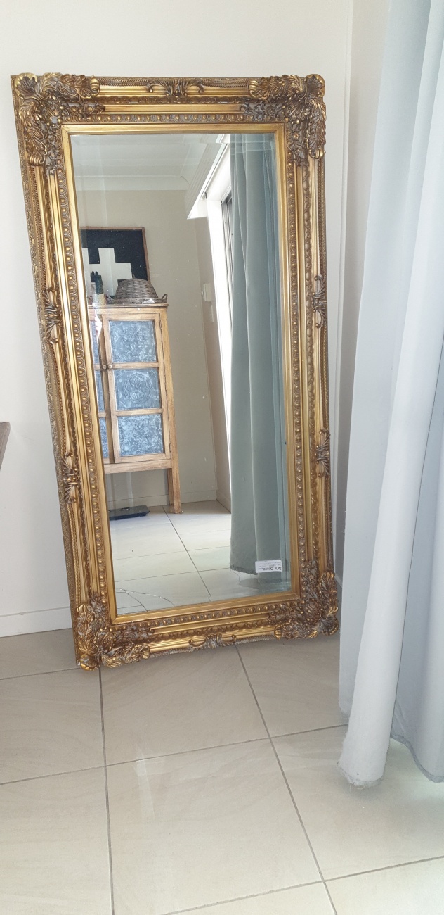 floor mirror gilted