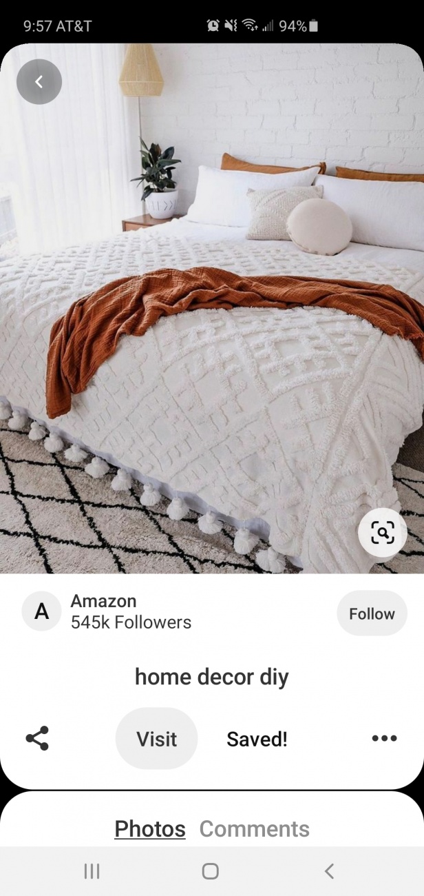 Fresh white bedding