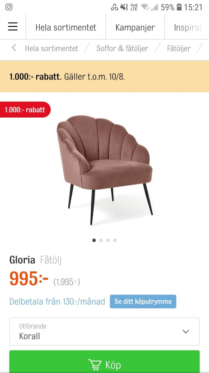 Fåtölj 