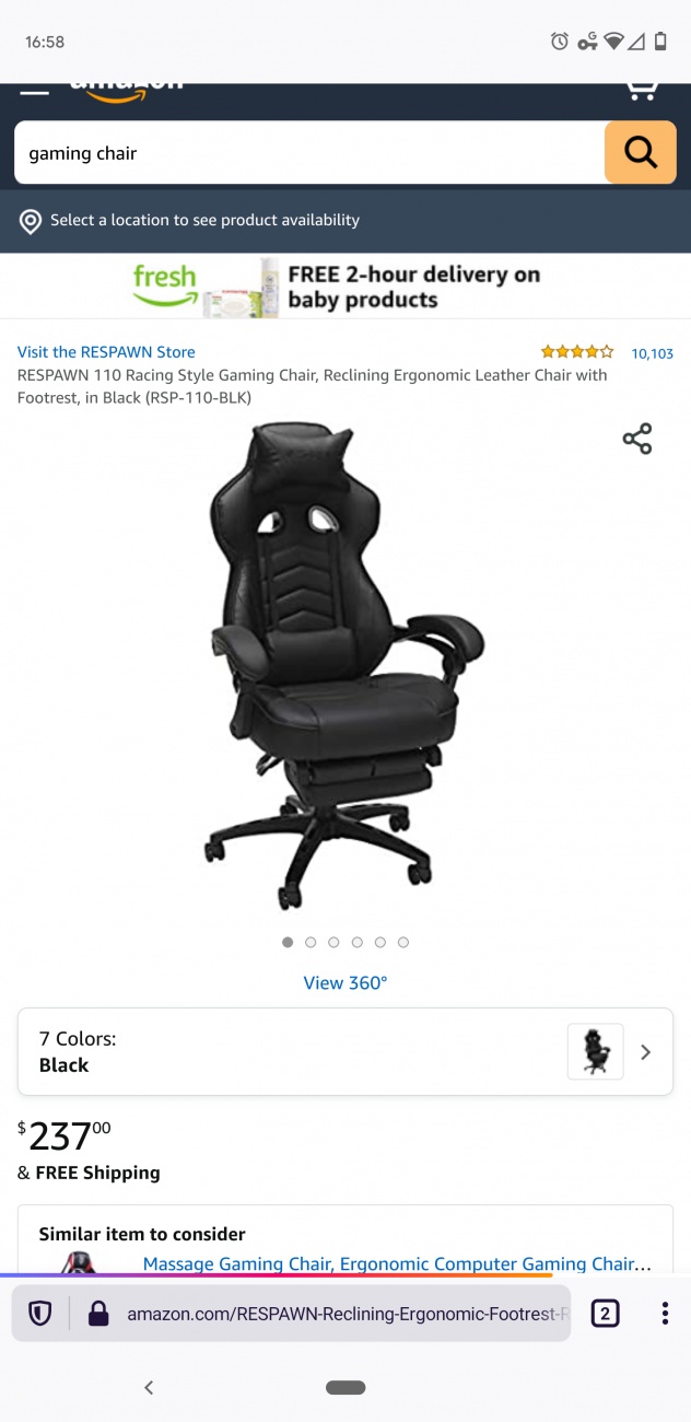 Gaming chair
