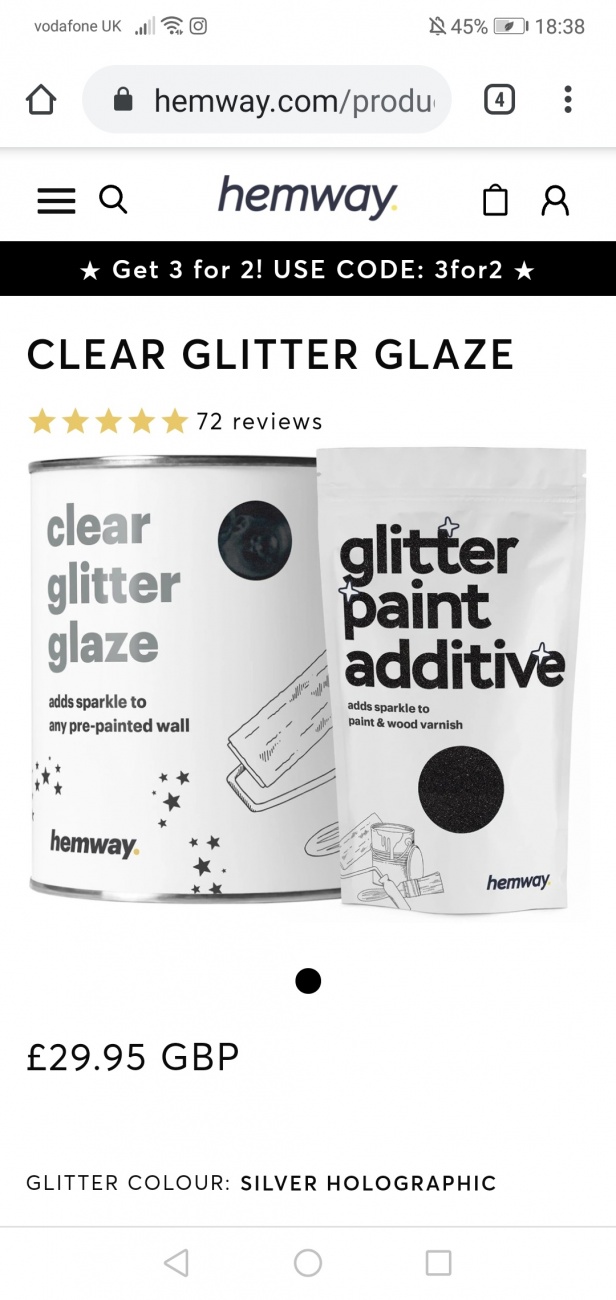 Glitter paint 