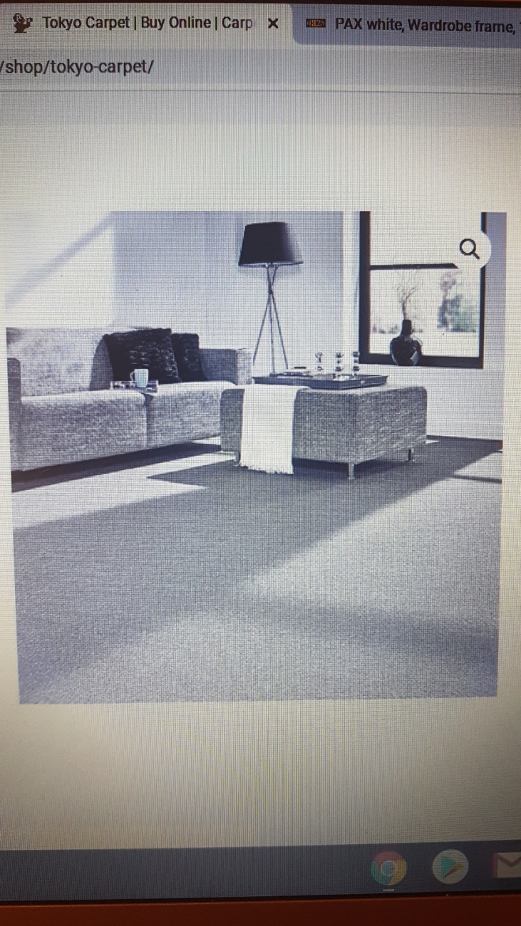 Grey carpet 