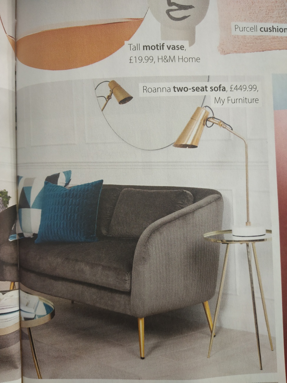 Grey sofa