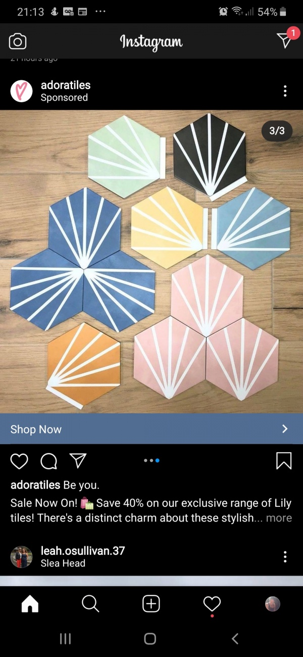 Hallway tiles