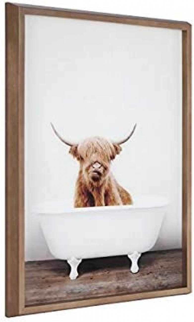 Highland Cow Bath