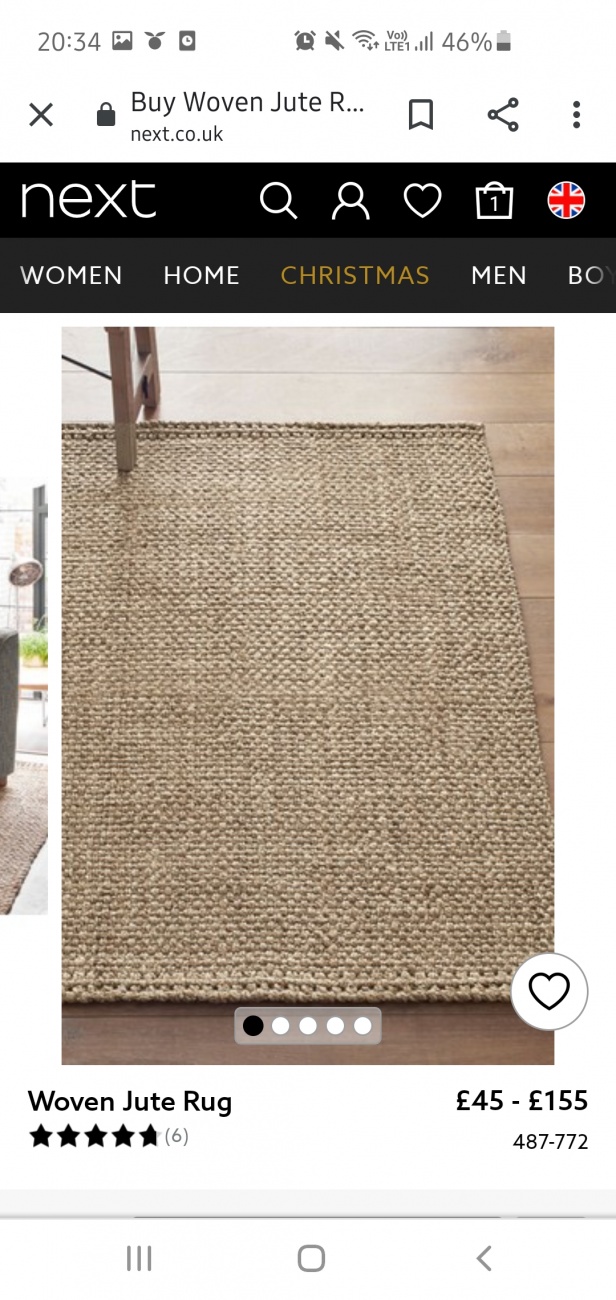 Jute rug