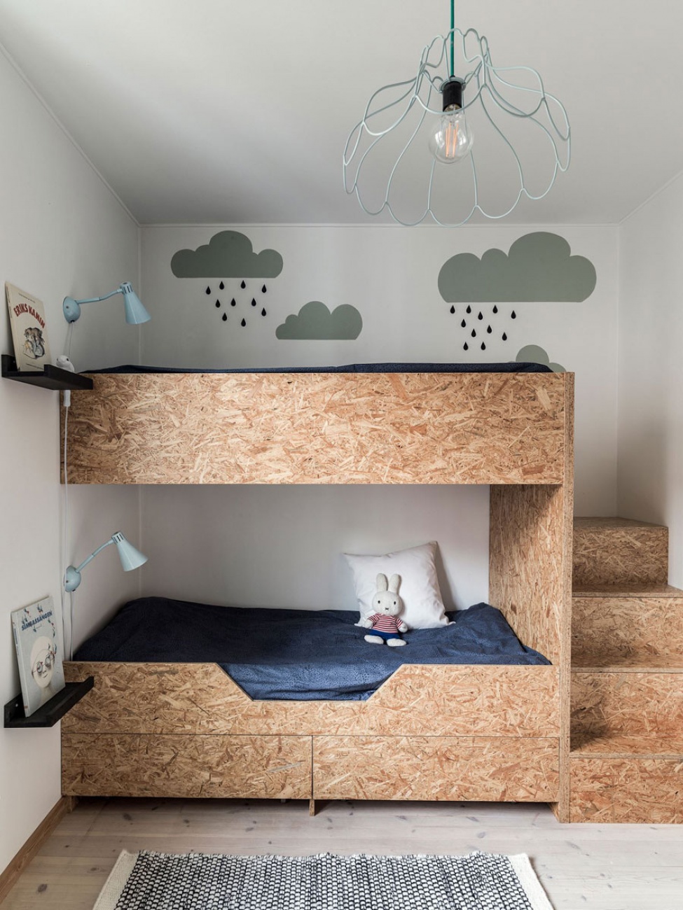 Kinderkamer bed OSB