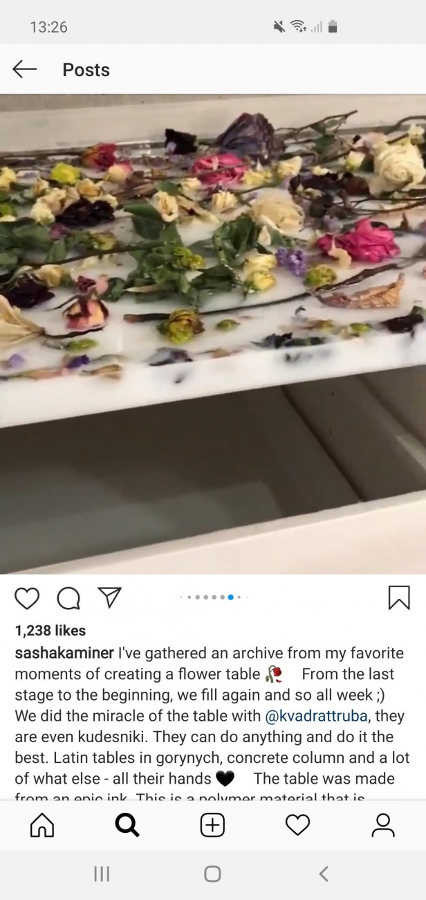 Kitchen work top 