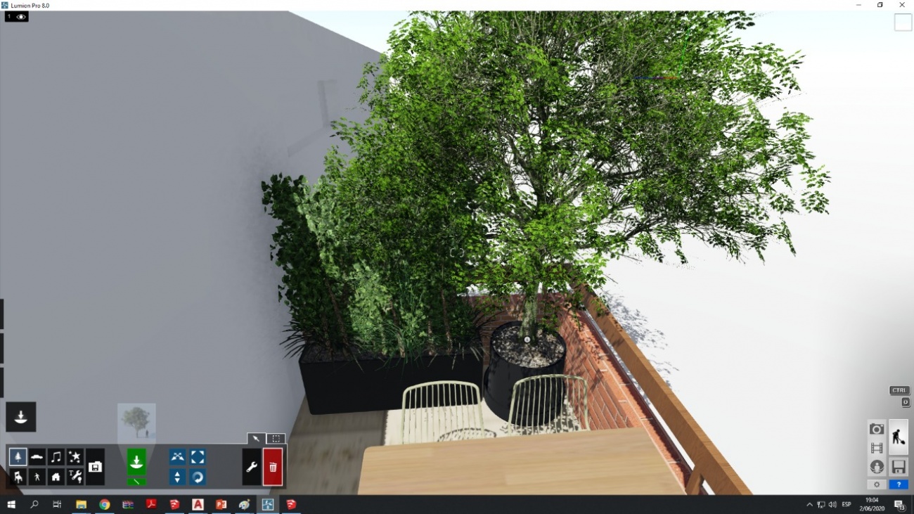 La terraza