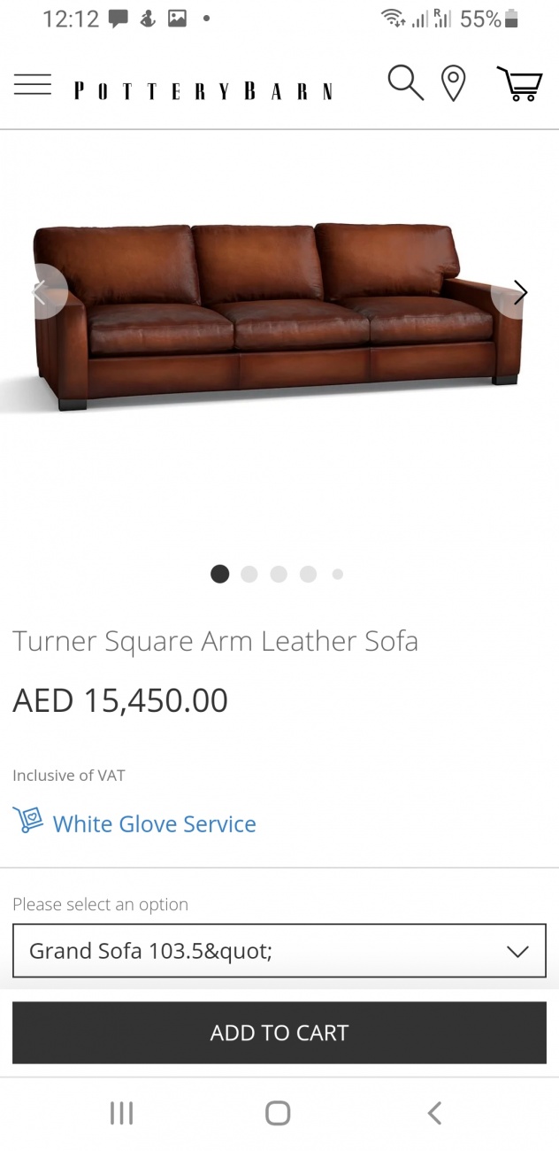 Leather sofa 