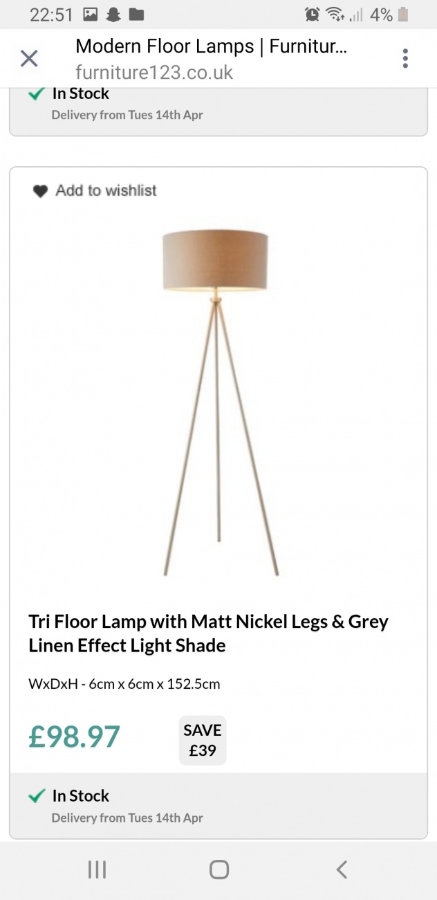 Living room lamp