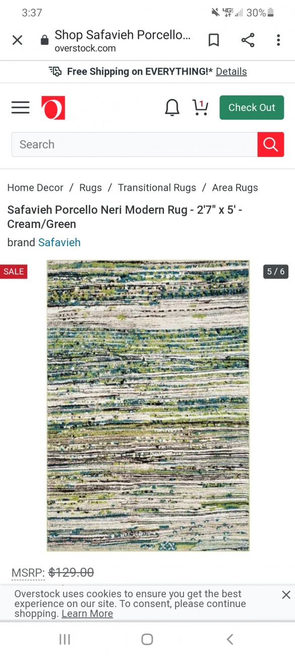 Living room rug