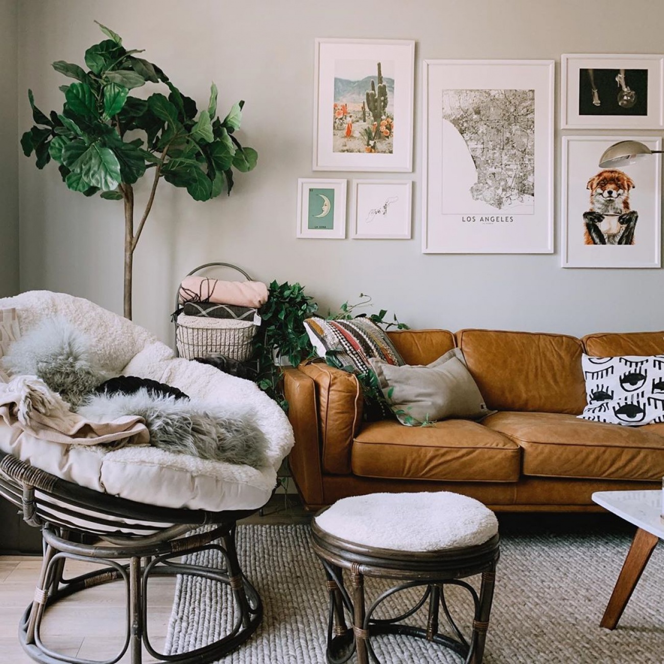 Living room with sofa