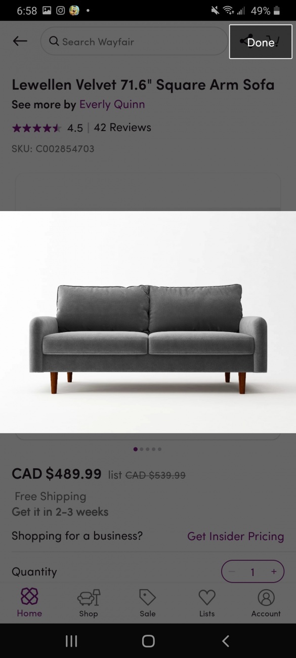 Love seat